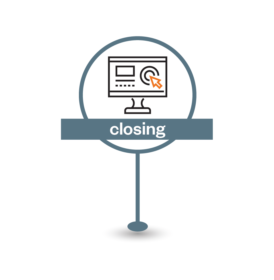 Closing icon